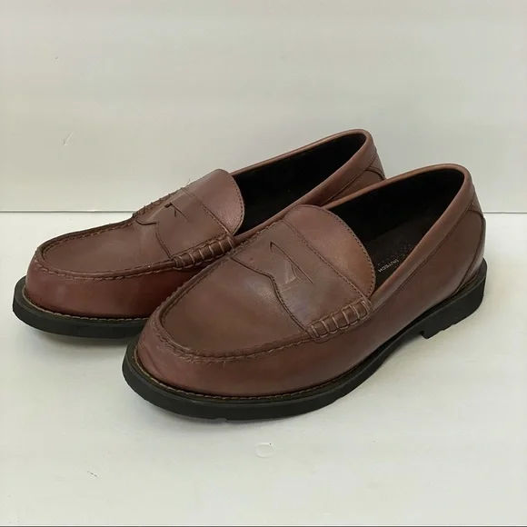 Rockport Shoes Vintage Rockport Cognac Brown Loafers 95 Poshmark